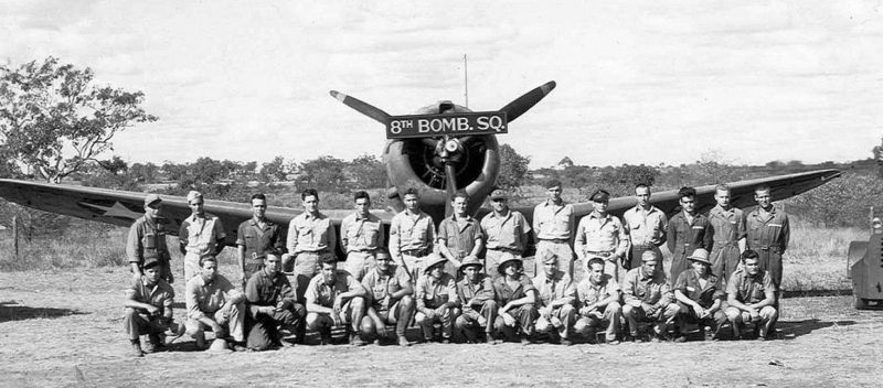8-я бомбардировочная эскадрилья на аэродроме Бреддан. Март 1942 г.