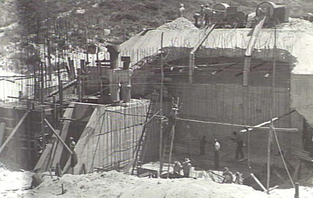 Строительство батареи Оливера. 6 ноября 1942 г. 