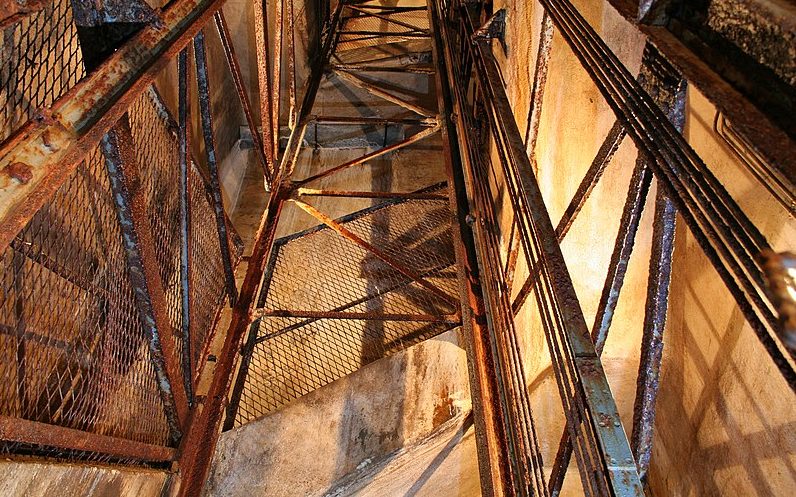 Клетка лифта форта Михельсберга.
