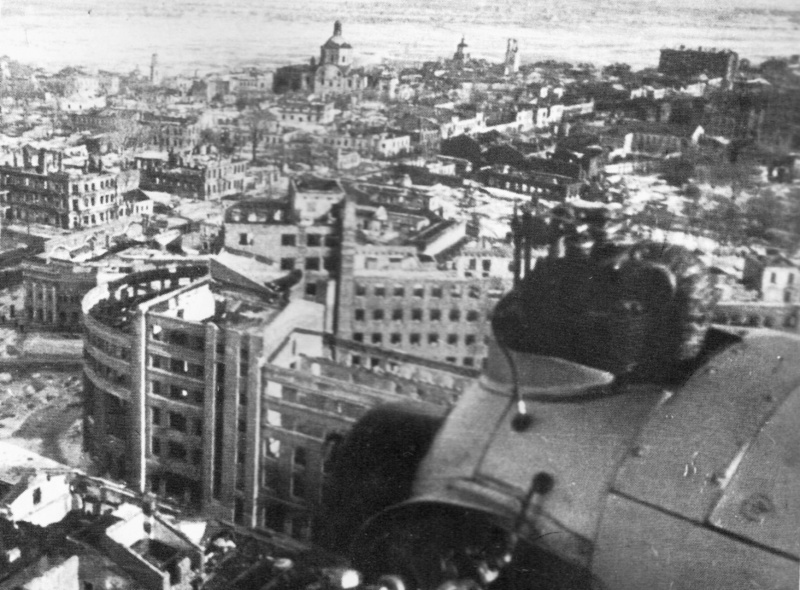 Вид на Воронеж после освобождения. Январь 1943 г. 