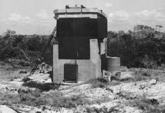 Наблюдательный пункт, входивший в систему обороны Форт-Бриби. 1943 г.