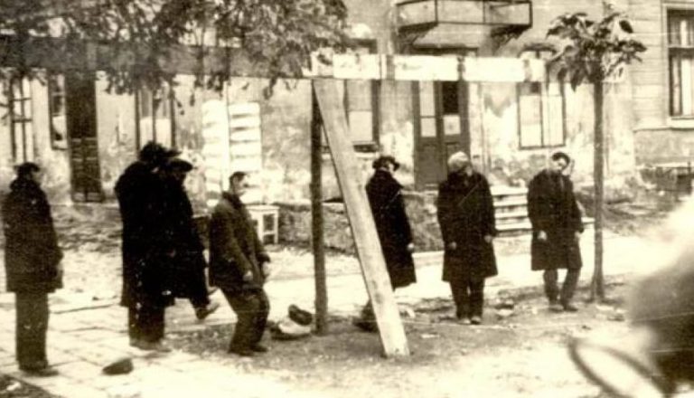 Первые казни в оккупированном городе. 17 октября 1941 г.