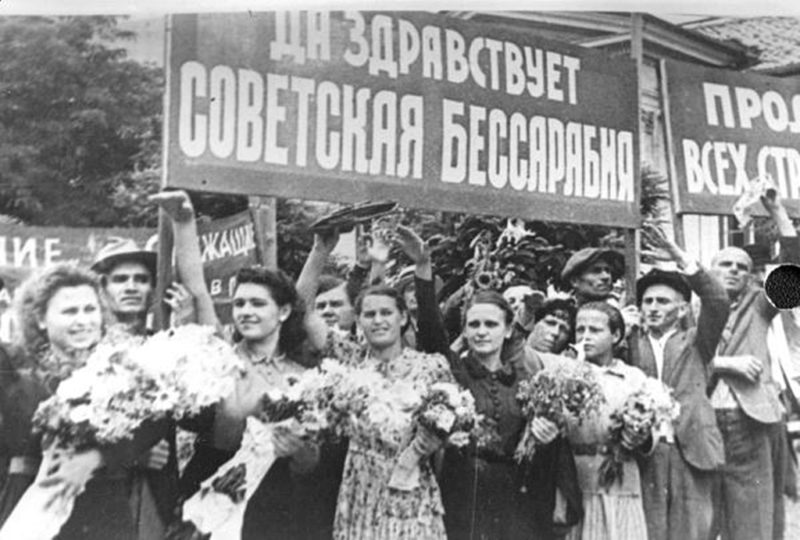 Парад в честь присоединения Бессарабии. Июль 1940 г.