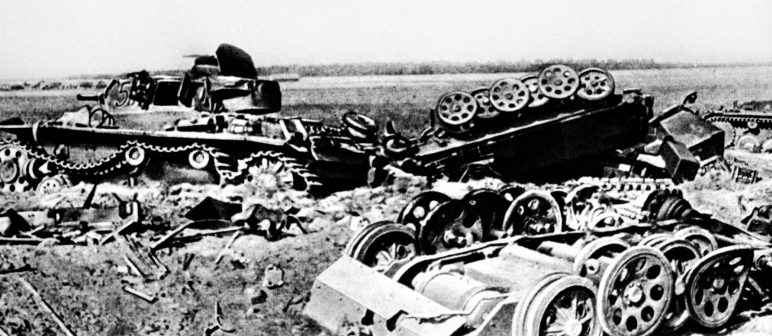 Разбитая немецкая бронетехника. Июль 1941 г.