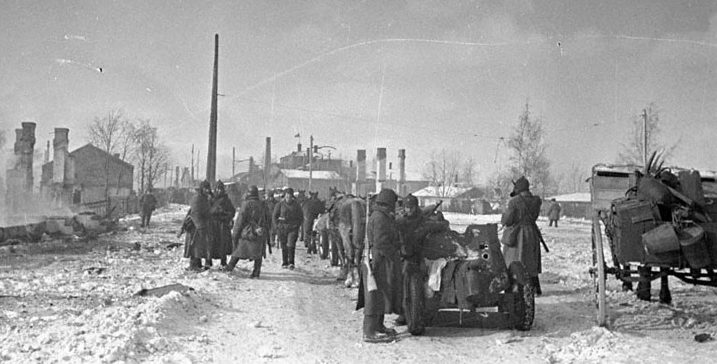Части Красной Армии вступают в Выборг. Март 1940 г.