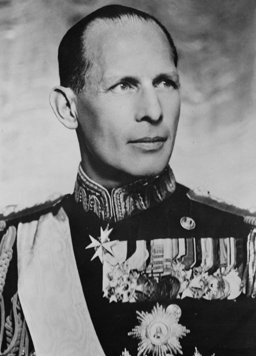 Король эллинов Георг II. 1942 г.