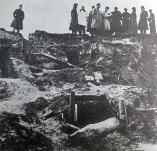 Разрушенные немецкие позиции под Ельней. Сентябрь 1941 г.