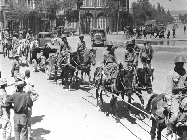 Советские войска в Иране. Август 1941 г.