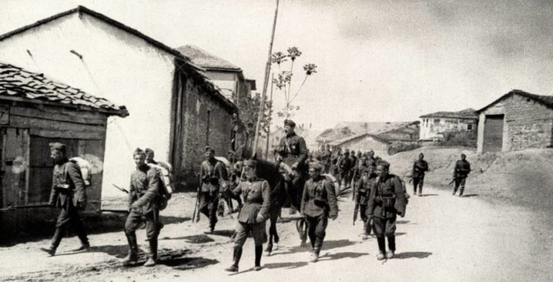 Болгарские солдаты в Греции. Апрель 1941 г.