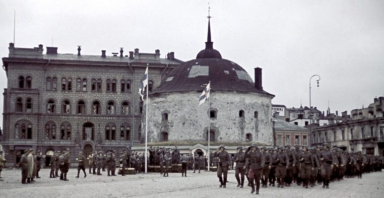 Парад финских войск. 31 августа 1941 г.