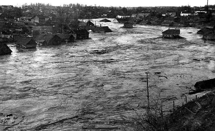 Наводнение в Дубравенцах. 10 апреля1942 г.