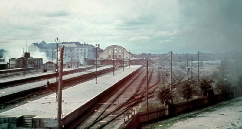 Железнодорожный вокзал Выборга. 1941 г.