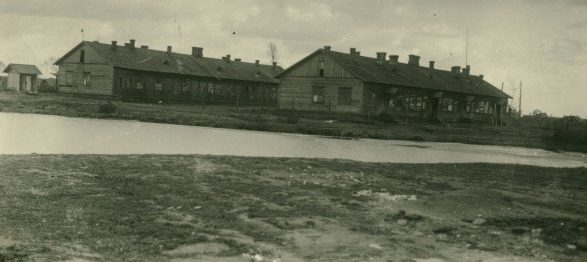 Бараки концлагеря «5-й полк». 1941 г.