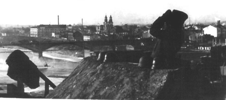Немецкий наблюдательный пункт противовоздушной обороны на Успенской горке.1942 г.