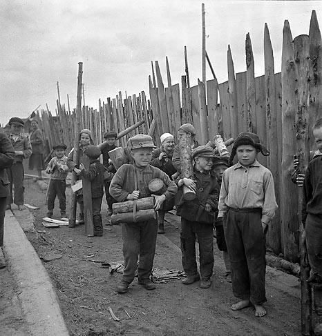 Детский концлагерь в Петрозаводске. 1943 г. 