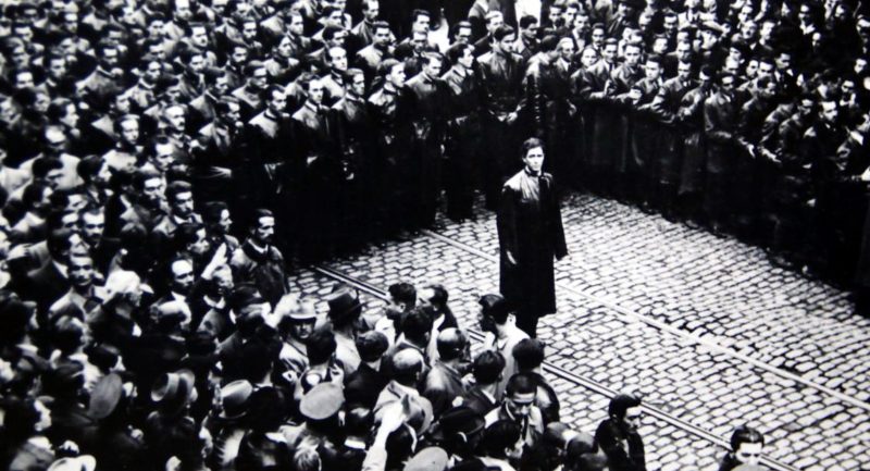 Митинг фашисткой партии «Железная гвардия». Бухарест 1939 г.