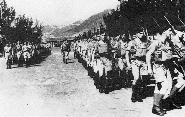 Канадские войска, прибывшие в Гонконг. 