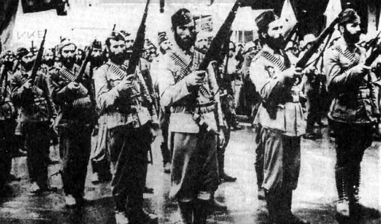 Отряд греческих партизан. 1946 г.