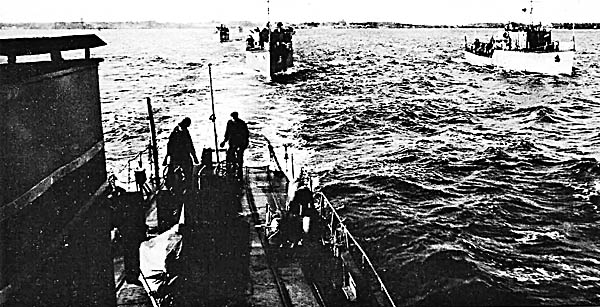 Боевое траление в Финском заливе. Ноябрь 1945 г.