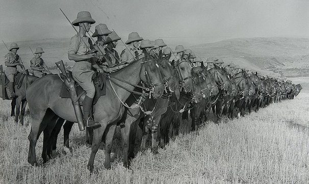 Британская кавалерия в Палестине. 1940 г. 