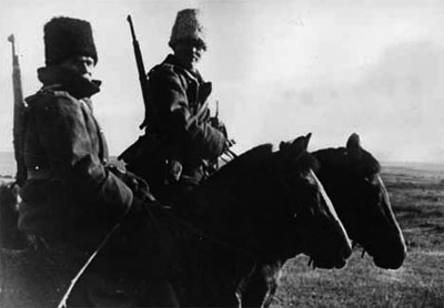 Румынская кавалерия на Восточном фронте. 1943 г. 