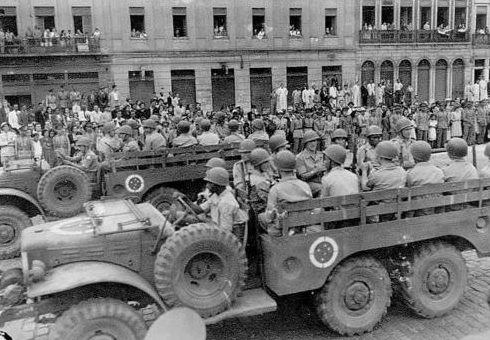 Военный парад в Рио-де-Жанейро. 1943 г. 