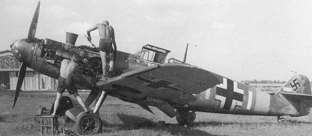 Бобруйский аэродром в руках у немцев Июль 1941 г.