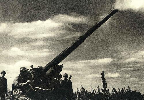 Артиллерийские позиции в Крыму. 1942 г.