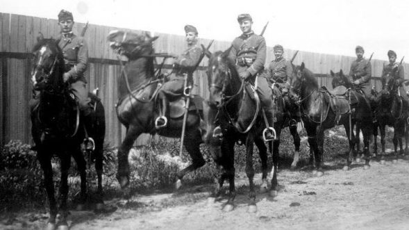 Венгерская кавалерия на Восточном фронте. 
