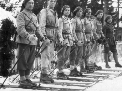 Румынские горные стрелки из 10-го батальона. 1942 г.