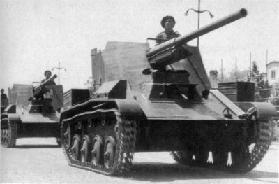 Румынский TACAM T-60 во время парада. 10 мая 1943 г.