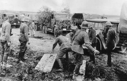 Румыно-немецкие войска в Бессарабии. Июль 1941 г.