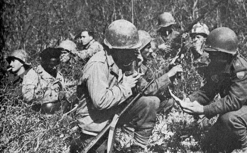 Бразильская пехота в Италии. 1944 г.