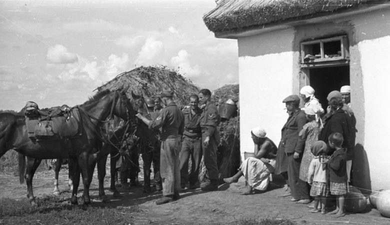 Немецкая кавалерия на Украине. Сентябрь 1941 г. 