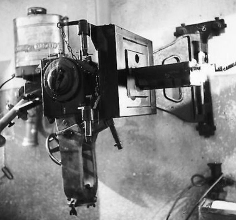 Сдвоенный пулемет Reibel MAC 31 в каземате форта «Anzeling». 1939 г.