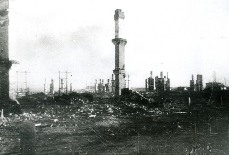 Руины города. Август 1943 г. 