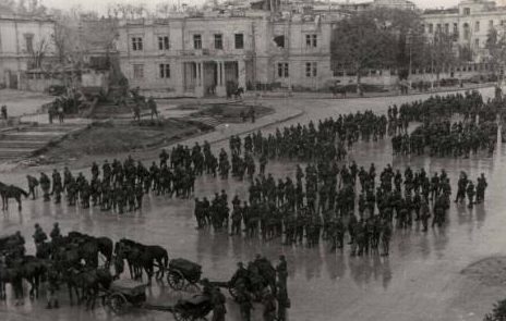 Румынские войска в Севастополе. 1941 г. 