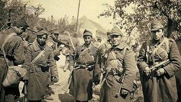 Румынские солдаты на Восточном фронте. 1941 г.