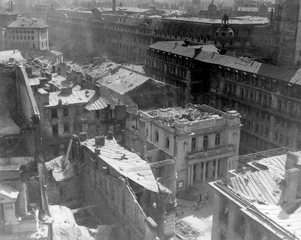 Бомбардировки Бухареста и их результаты. Июль 1944 г. 