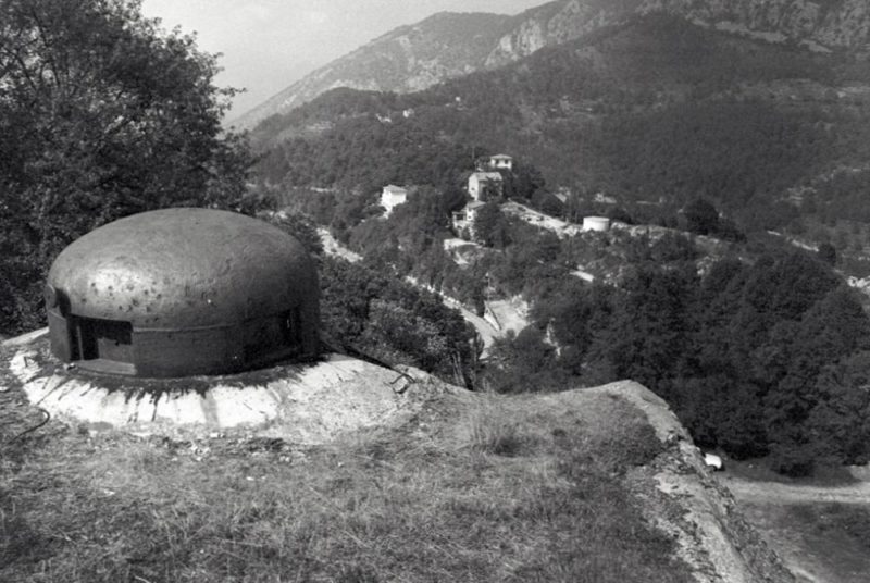 Бронебашня на боевом блоке форта «Castillon». 1939 г.