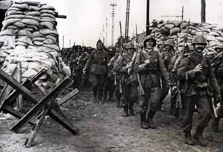 Румынские войска в Одессе. 1941 г.