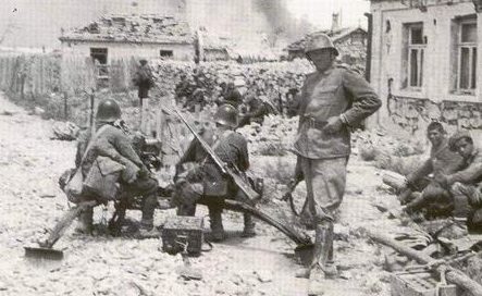 Горные стрелки в Крыму. 1941 г. 