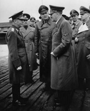 Румынский маршал Антонеску в гостях у Гитлера. Мюнхен 1941 г.