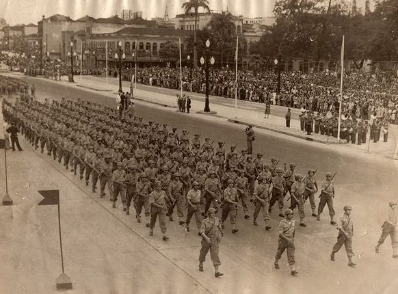 Парад Победы в Рио-де-Жанейро. Сентябрь 1945 г.