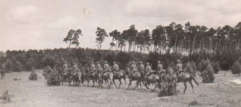 Кавалерийский полк Мите на Восточном фронте. 1943 г.