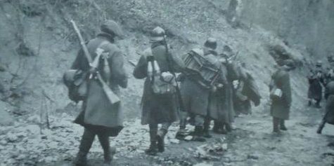Горные стрелки. Кавказ, близ Нальчика. Октябрь, 1942 г.