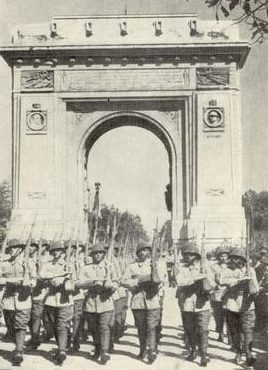 Парад в честь окончания войны. Бухарест, 23 августа 1945 г. 