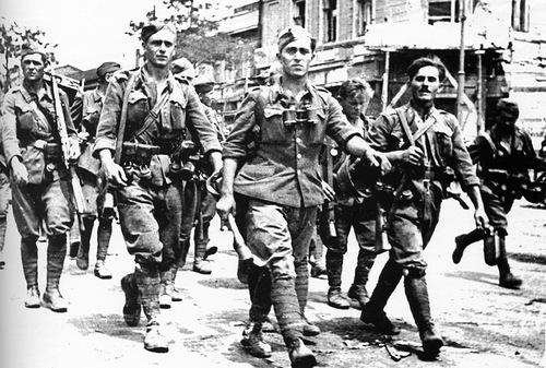 Румынские солдаты в Ростове-на-Дону. 1942 г. 
