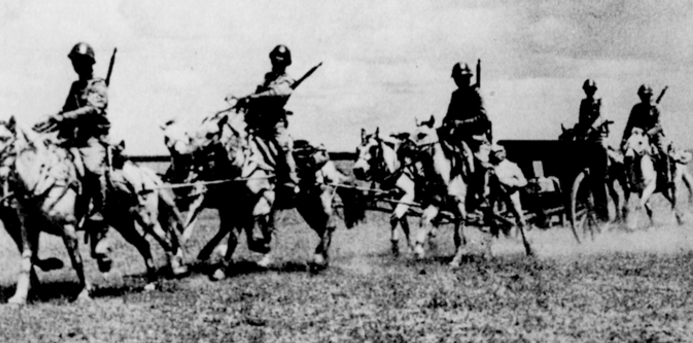 Монгольская кавалерия Номонхана. 1939 г. 