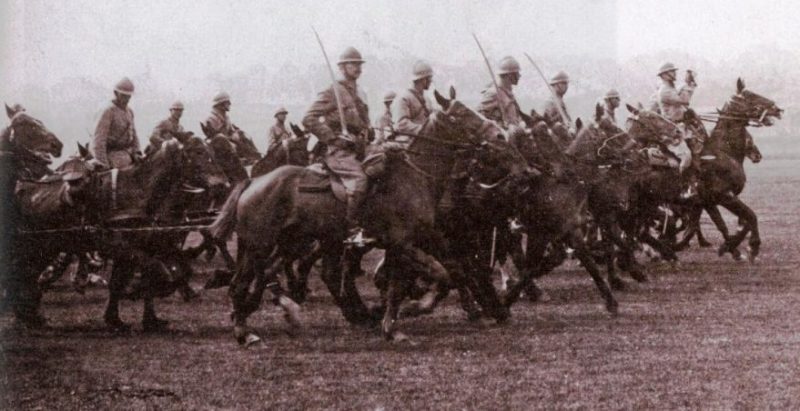 Польская кавалерия на маневрах. 1939 г.